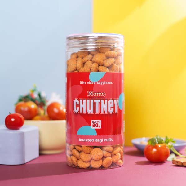 Momo Chutney Ragi Puffs