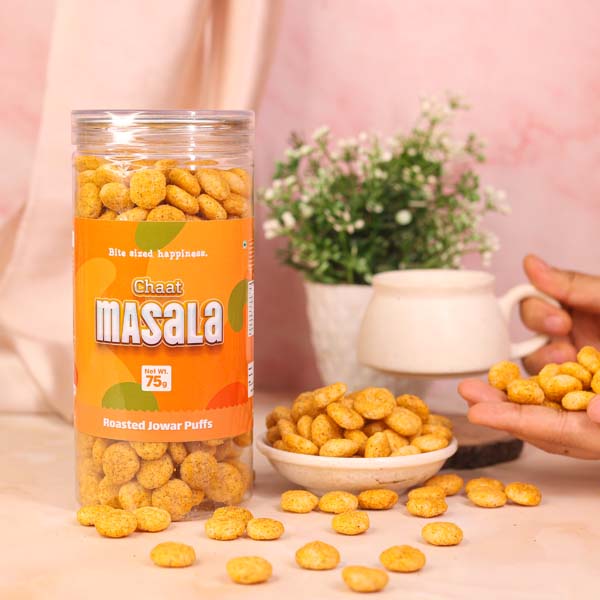 Chaat Masala Jowar Puffs
