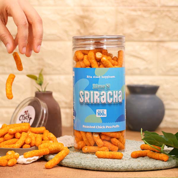 Lime & Sriracha Chick Pea Puffs