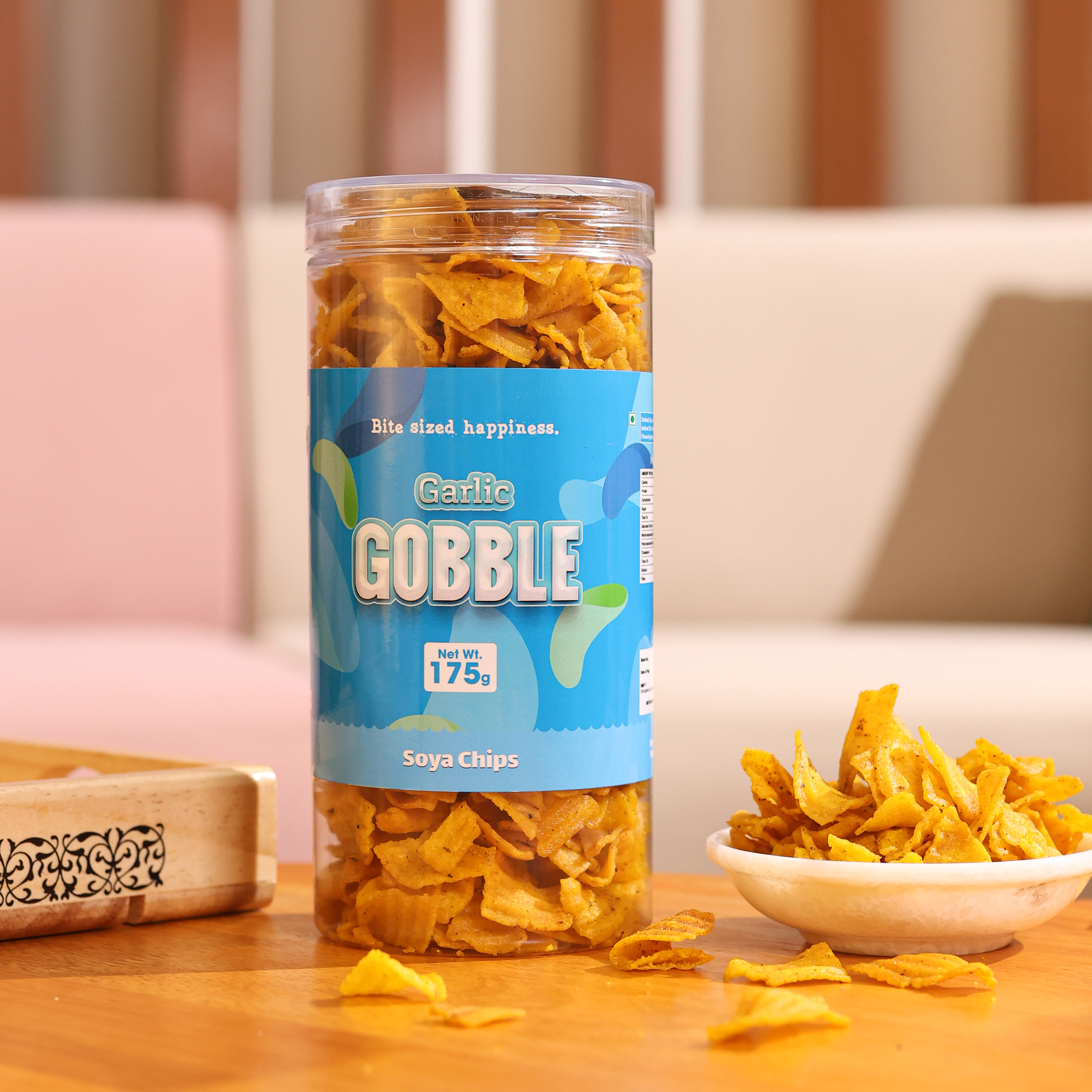 Garlic Gobble Soya Chips